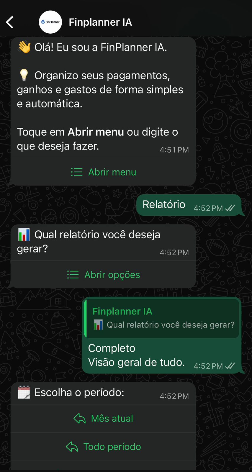 Conversa FinPlanner IA